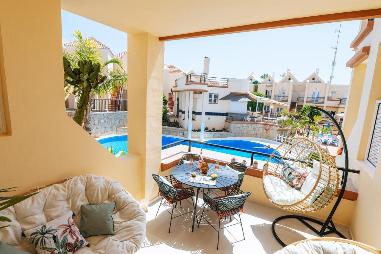 Amazing Renovated Pool View Apt, Aircon, 2 Min To Fanabe Beach 아데제 외부 사진